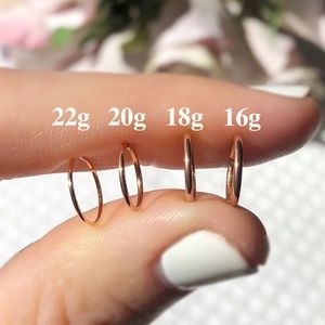 Nose Ring Nose Hoop Nose Stud 22g 20g 18g 16g